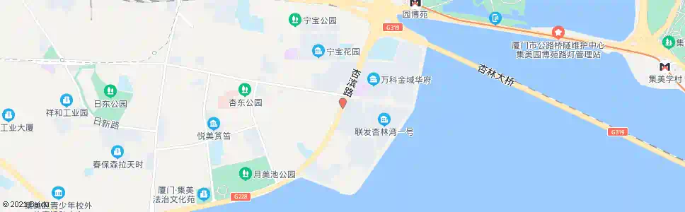 厦门高浦东_公交站地图_厦门公交_妙搜公交查询2025