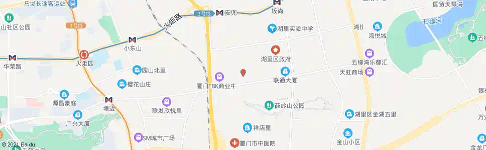 厦门枋湖西路_公交站地图_厦门公交_妙搜公交查询2025