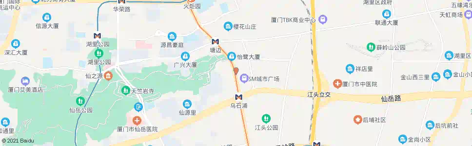 厦门SM城市广场_公交站地图_厦门公交_妙搜公交查询2025