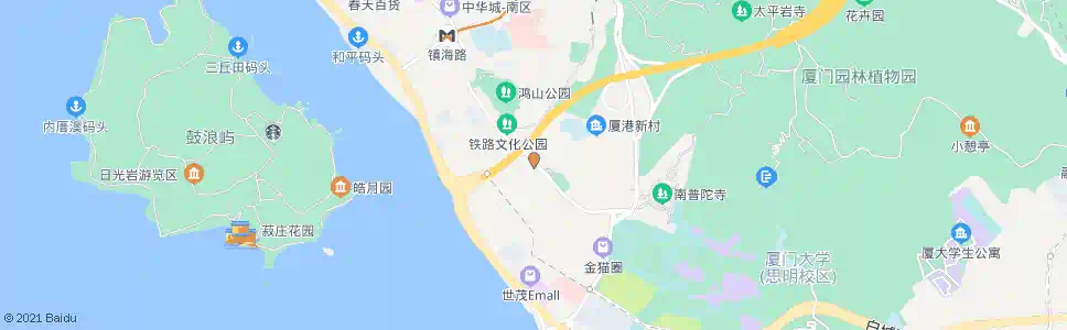 厦门华侨博物院_公交站地图_厦门公交_妙搜公交查询2025