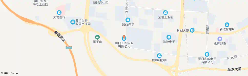 厦门新阳正新_公交站地图_厦门公交_妙搜公交查询2025