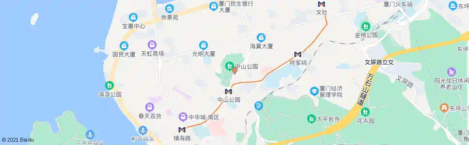 厦门公园东路_公交站地图_厦门公交_妙搜公交查询2025