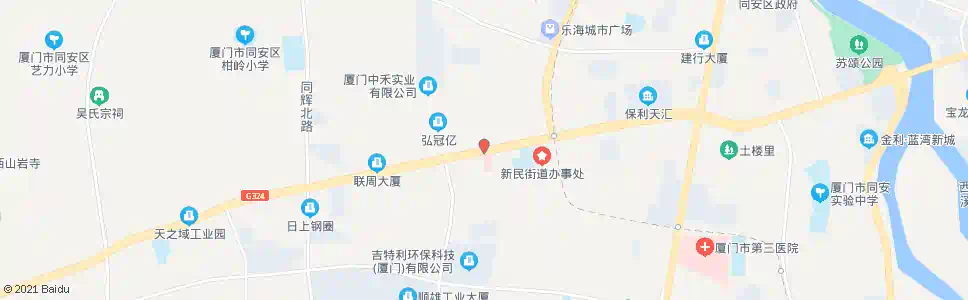 厦门新民卫生院_公交站地图_厦门公交_妙搜公交查询2025