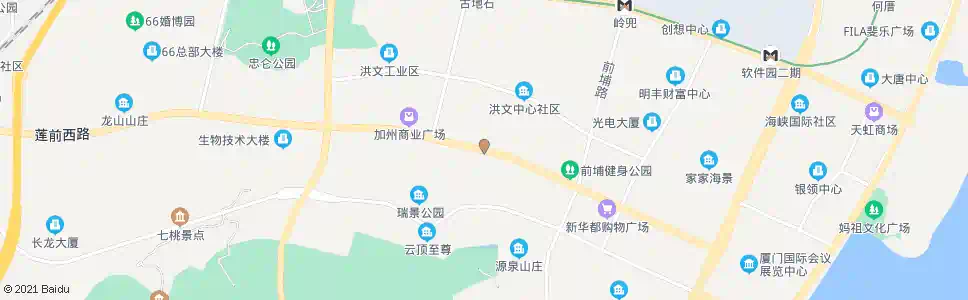 厦门潘宅_公交站地图_厦门公交_妙搜公交查询2025
