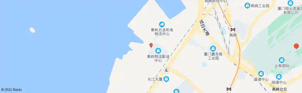 厦门象屿物流中心_公交站地图_厦门公交_妙搜公交查询2025