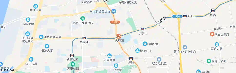 厦门火炬园_公交站地图_厦门公交_妙搜公交查询2025