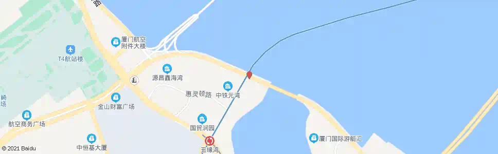 厦门五缘大桥_公交站地图_厦门公交_妙搜公交查询2025