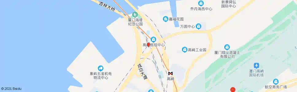 厦门高崎一组_公交站地图_厦门公交_妙搜公交查询2025