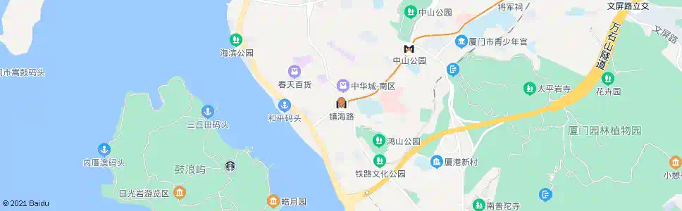 厦门镇海路_公交站地图_厦门公交_妙搜公交查询2025