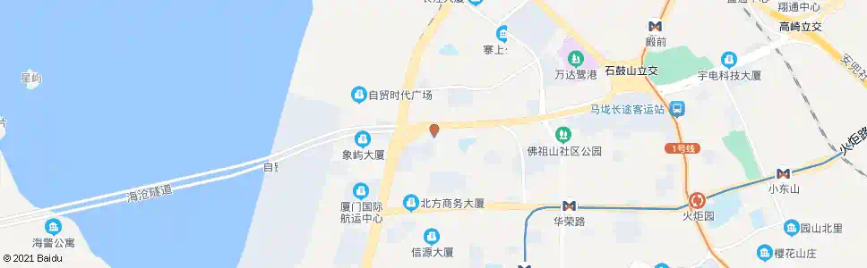 厦门三航大厦_公交站地图_厦门公交_妙搜公交查询2025