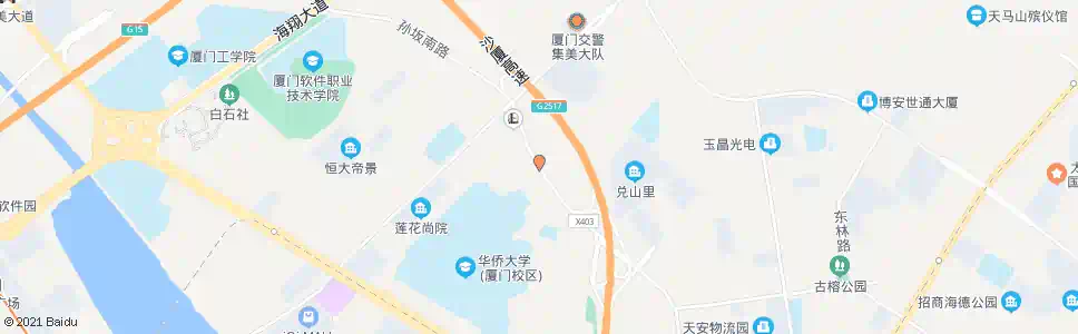 厦门兑山_公交站地图_厦门公交_妙搜公交查询2025