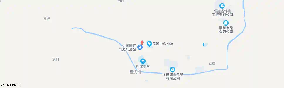 漳州程溪小学_公交站地图_漳州公交_妙搜公交查询2025