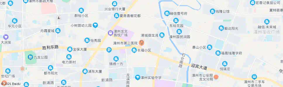 漳州第三医院_公交站地图_漳州公交_妙搜公交查询2025