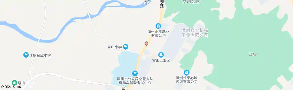 漳州官山村路口_公交站地图_漳州公交_妙搜公交查询2025