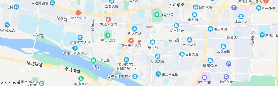 漳州前锋市场_公交站地图_漳州公交_妙搜公交查询2025