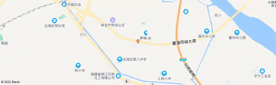 漳州祟福村_公交站地图_漳州公交_妙搜公交查询2025