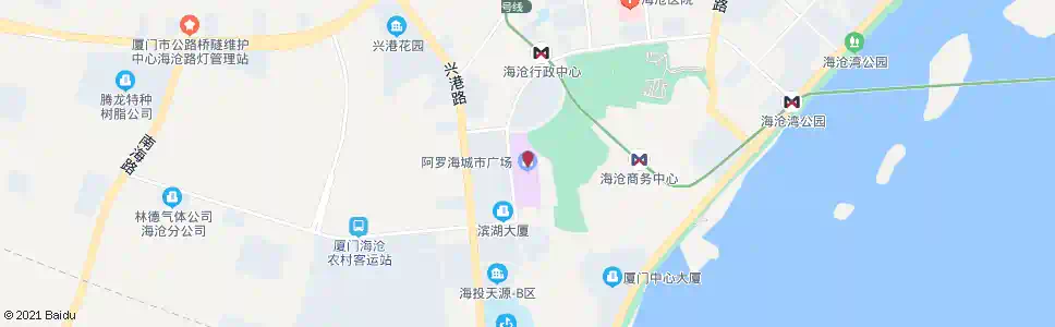 漳州阿罗海城市广场_公交站地图_漳州公交_妙搜公交查询2025