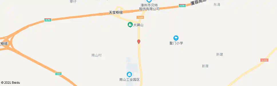 漳州南山水泥厂_公交站地图_漳州公交_妙搜公交查询2025