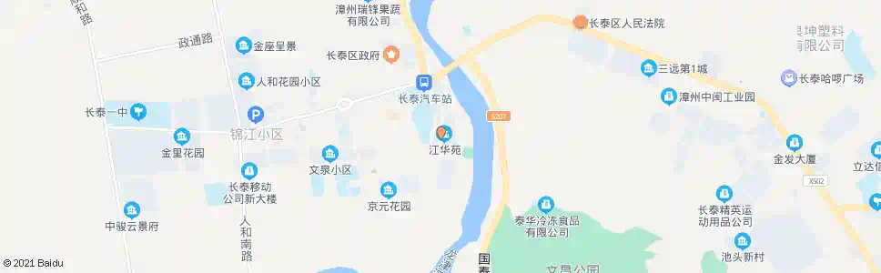 漳州江华苑_公交站地图_漳州公交_妙搜公交查询2025