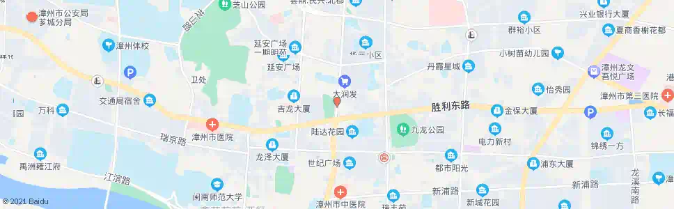 漳州胜利公园_公交站地图_漳州公交_妙搜公交查询2025