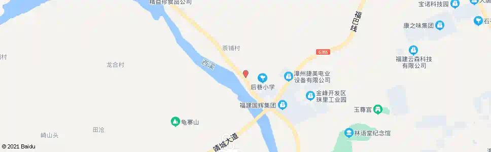 漳州啤酒厂_公交站地图_漳州公交_妙搜公交查询2025