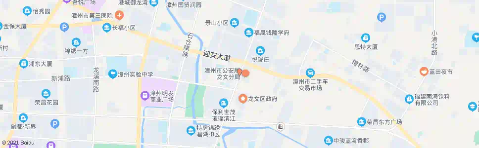 漳州龙文公安局_公交站地图_漳州公交_妙搜公交查询2025