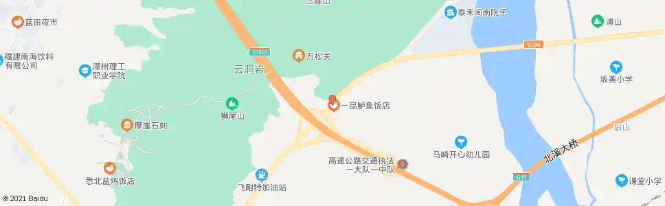 漳州瑞竹岩养心苑_公交站地图_漳州公交_妙搜公交查询2025