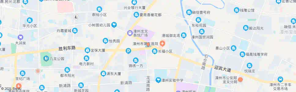 漳州人民广场南_公交站地图_漳州公交_妙搜公交查询2025