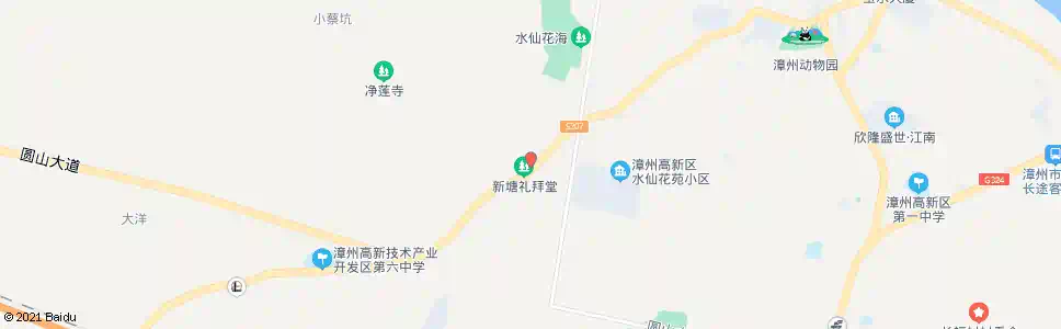 漳州新塘_公交站地图_漳州公交_妙搜公交查询2025