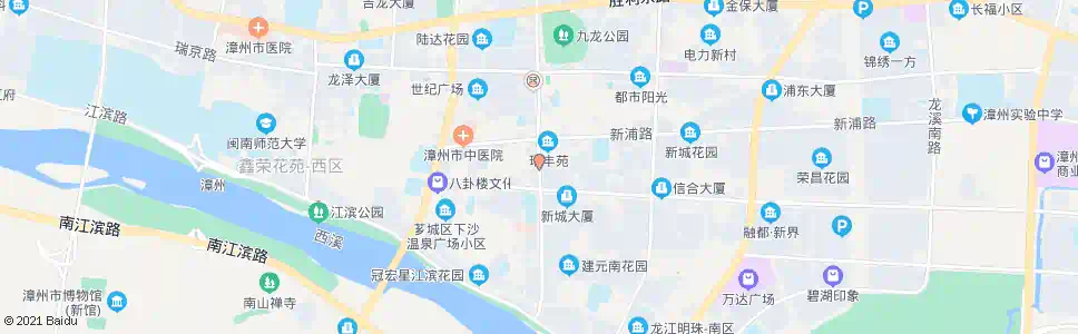 漳州悦华园_公交站地图_漳州公交_妙搜公交查询2025