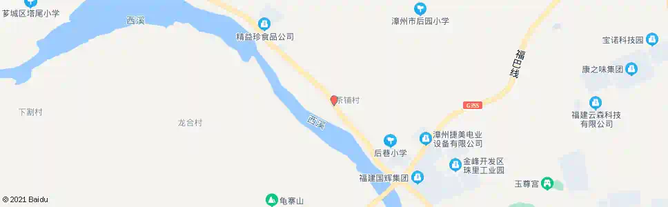 漳州茶铺_公交站地图_漳州公交_妙搜公交查询2025