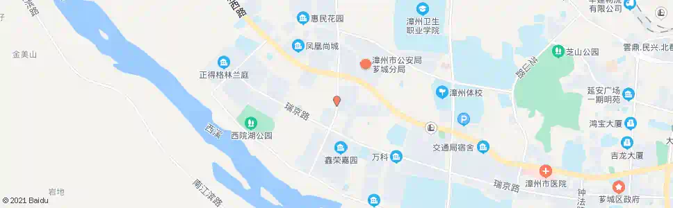 漳州金峰花园(西)_公交站地图_漳州公交_妙搜公交查询2025