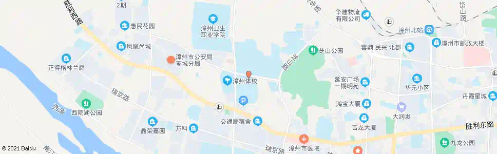 漳州体育中心(漳大)_公交站地图_漳州公交_妙搜公交查询2025
