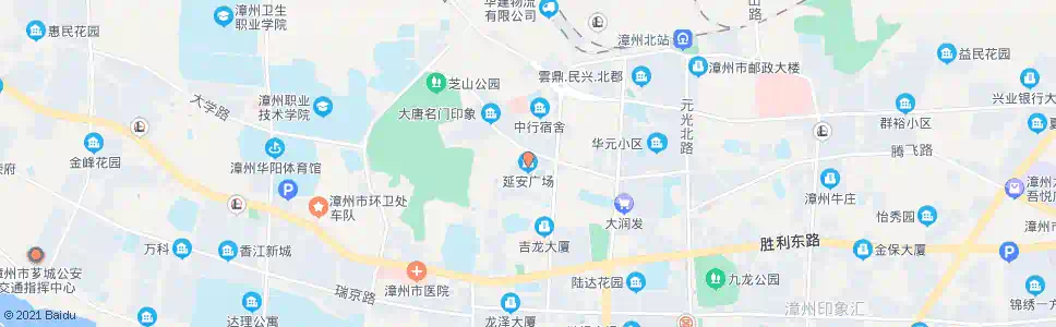 漳州延安广场_公交站地图_漳州公交_妙搜公交查询2025