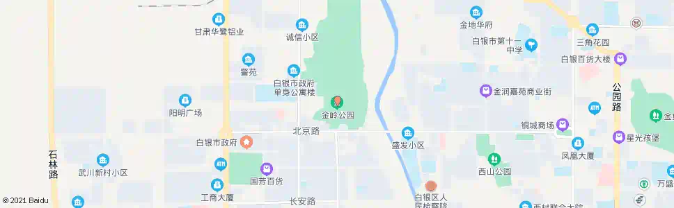 白银张家岭公园_公交站地图_白银公交_妙搜公交查询2025