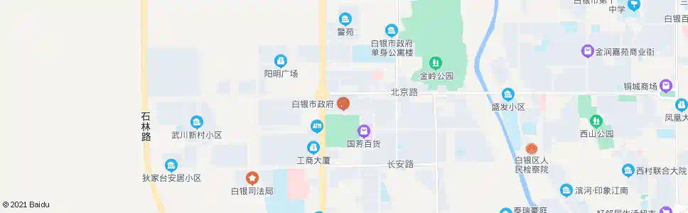 白银政府统办楼_公交站地图_白银公交_妙搜公交查询2025