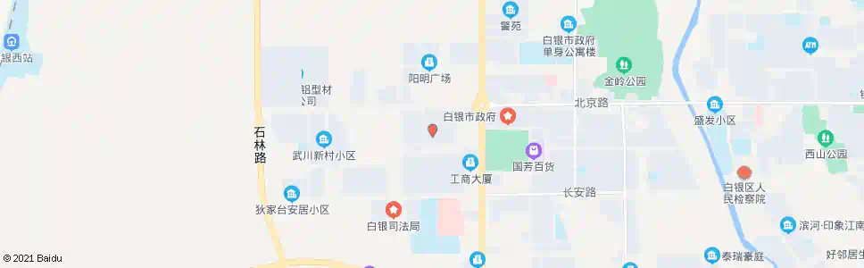 白银苹果第一街_公交站地图_白银公交_妙搜公交查询2025