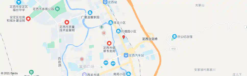 定西交通路中学_公交站地图_定西公交_妙搜公交查询2025