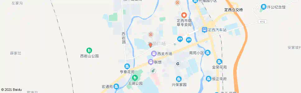 定西卫校北侧_公交站地图_定西公交_妙搜公交查询2025