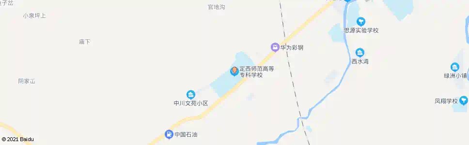 定西定西师专_公交站地图_定西公交_妙搜公交查询2025