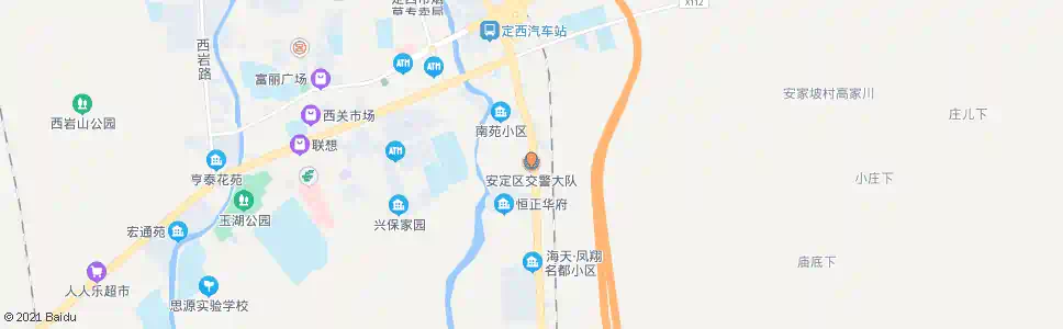 定西交警大队_公交站地图_定西公交_妙搜公交查询2025