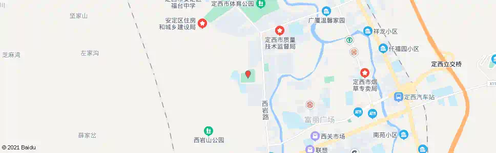 定西公园路中学_公交站地图_定西公交_妙搜公交查询2025