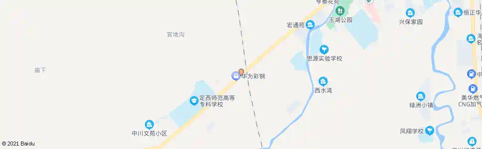 定西西川园区_公交站地图_定西公交_妙搜公交查询2025