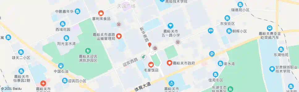 嘉峪关绿景苑_公交站地图_嘉峪关公交_妙搜公交查询2025