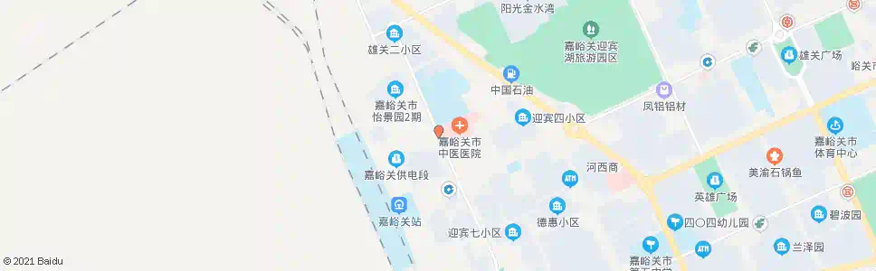 嘉峪关市二院_公交站地图_嘉峪关公交_妙搜公交查询2025