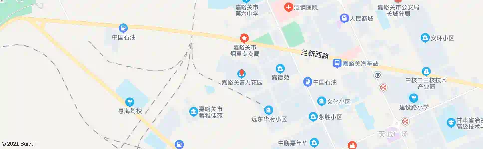 嘉峪关富力花园_公交站地图_嘉峪关公交_妙搜公交查询2025