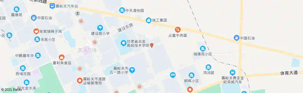嘉峪关建林街区_公交站地图_嘉峪关公交_妙搜公交查询2025