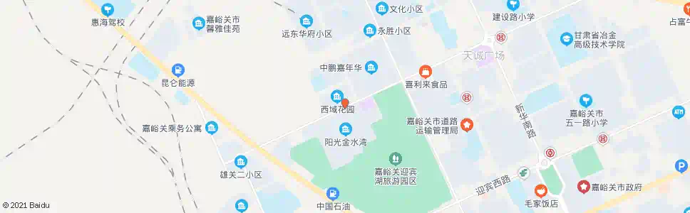 嘉峪关金水湾_公交站地图_嘉峪关公交_妙搜公交查询2025