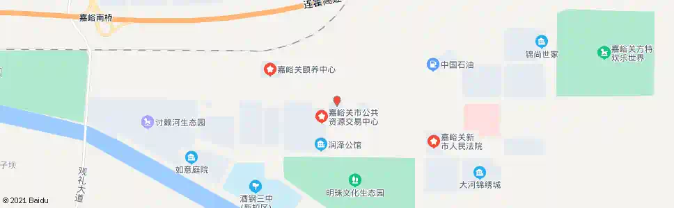嘉峪关工业园区管委会_公交站地图_嘉峪关公交_妙搜公交查询2025