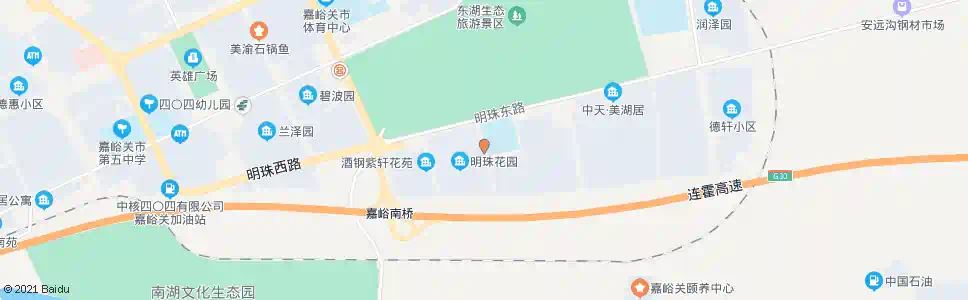 嘉峪关明珠花园_公交站地图_嘉峪关公交_妙搜公交查询2025
